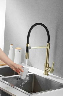 Смеситель для кухни Rose R133Q бронза